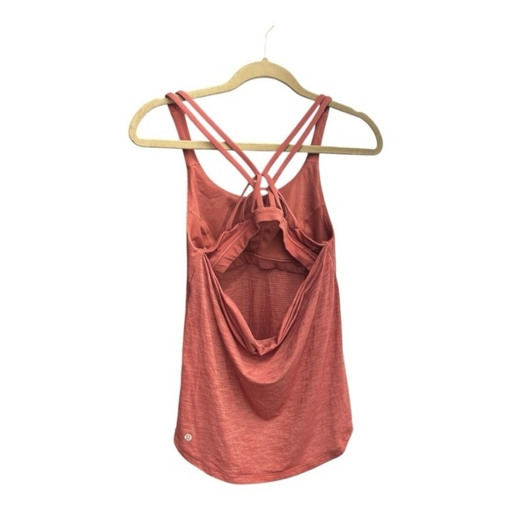 Lululemon Athletica Coral Strappy Tank Top size 4